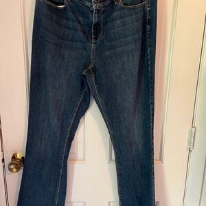 J. Jill Dark Blue Boot Cut Jeans